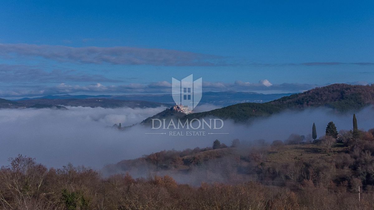 Motovun, okolica, gradbeno zemljišče za vaš dom!