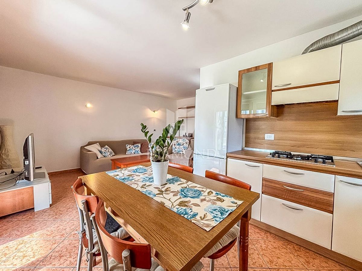 Novigrad, stanovanje v pritličju z vrtom 200m od promenade!