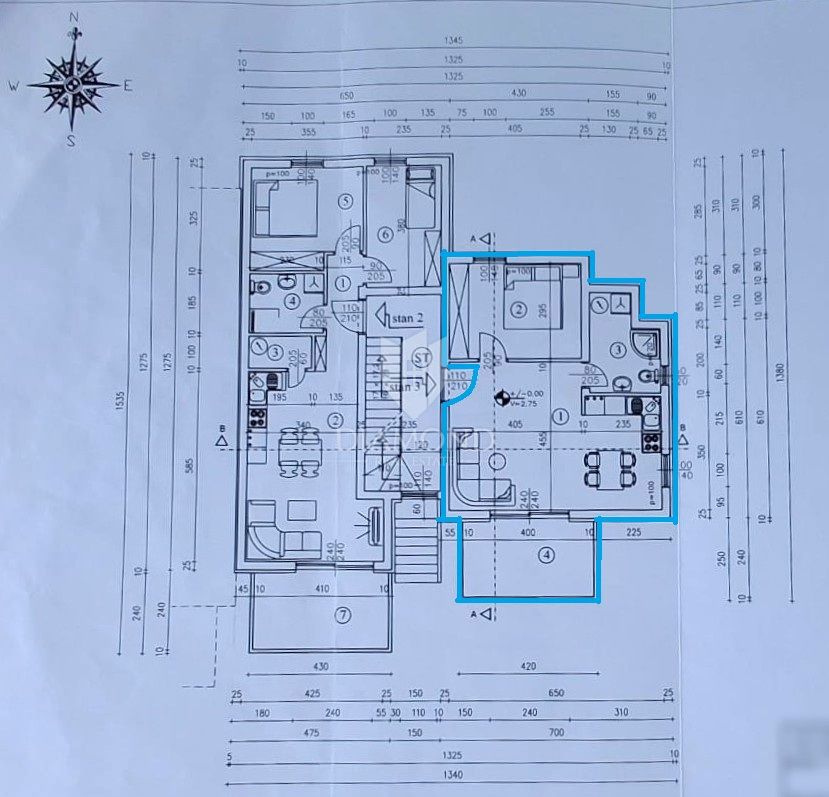 Apartmaj Podmurvice, Rijeka, 51,82m2