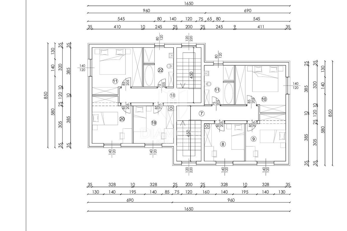 Labin, stanovanje v gradnji v središču mesta