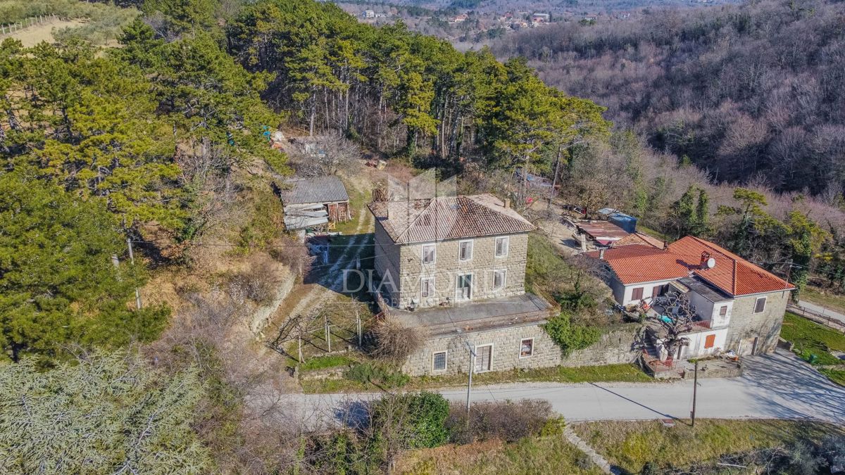 Avtohtona istrska hiša s potencialom in pogledom na Grožnjan