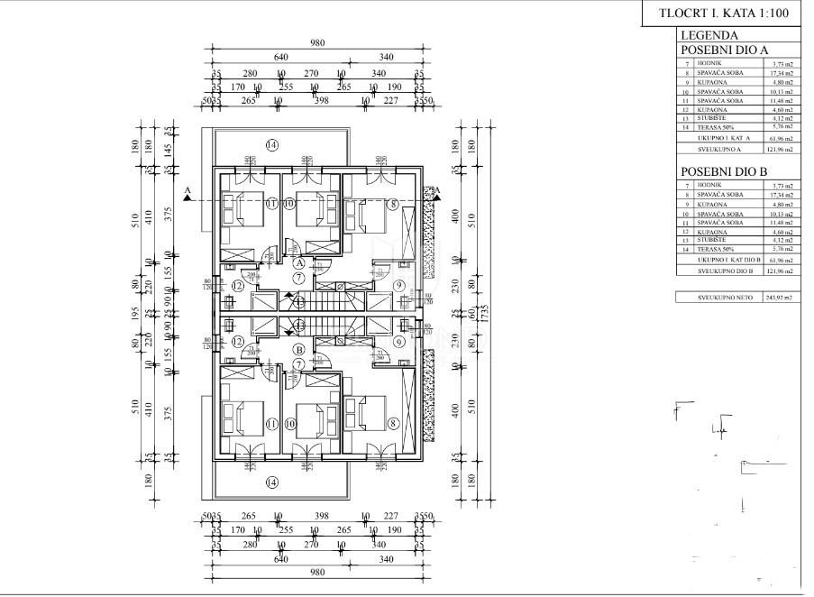 Hiša Poreč, 120m2