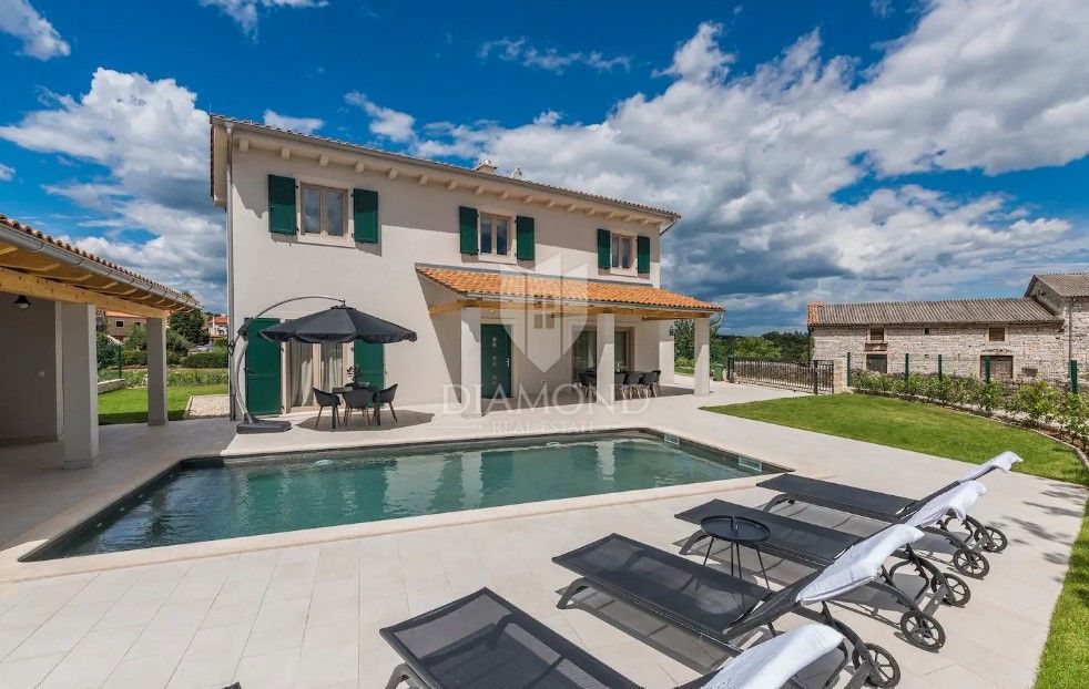 Čudovita vila z bazenom v Barbanu 