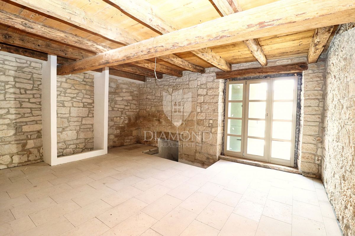 Poreč, Okolica, Avtohtona Kamnita Vila z Bazenom in Savno