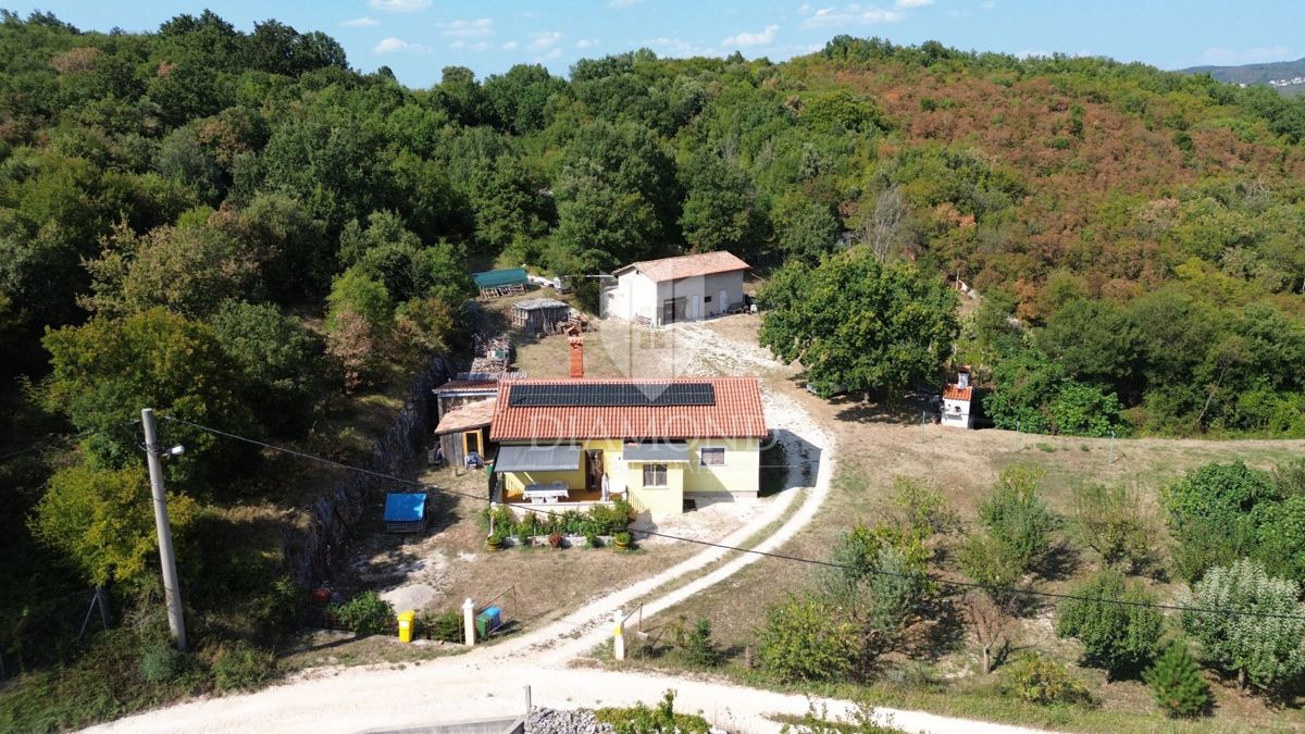 Labin, okolica, hiša s pogledom na Rabac