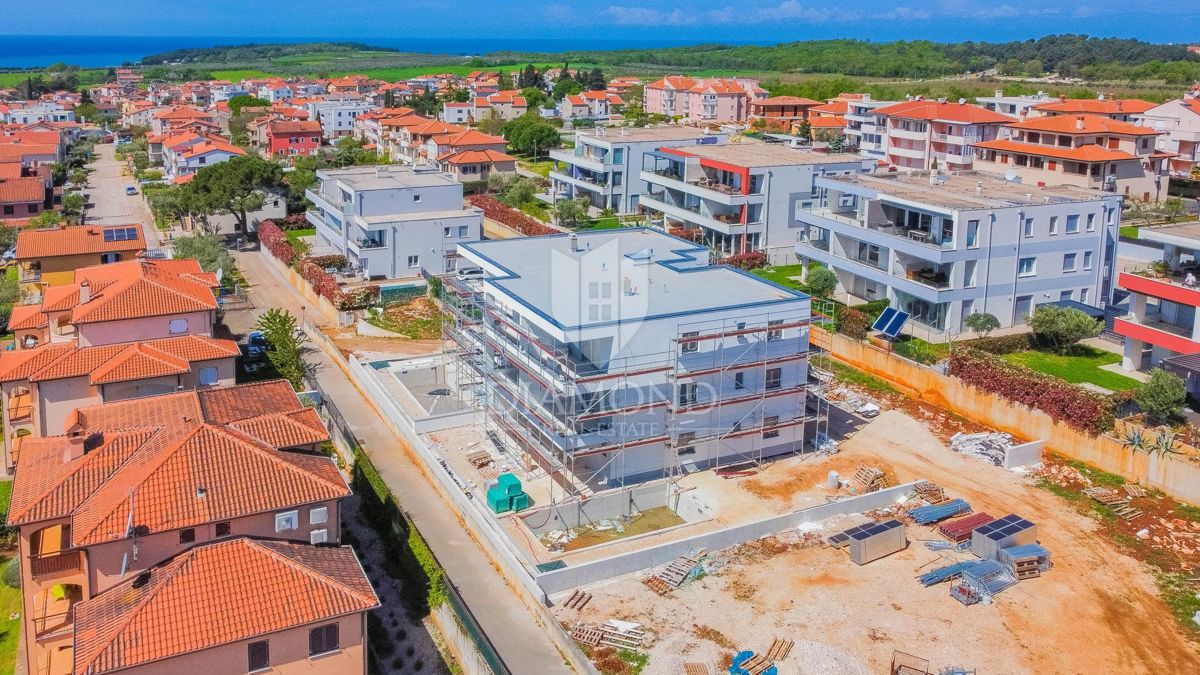 Novigrad, moderno stanovanje s prekrasnim pogledom na morje v izgradnji!