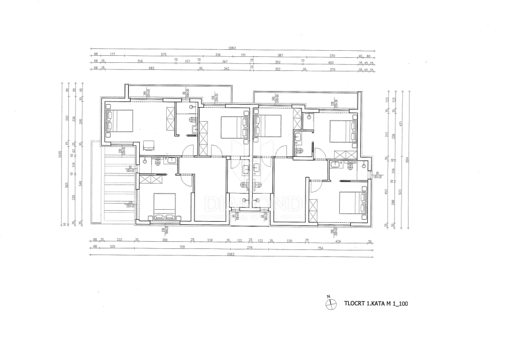 Gradbeno zemljišče s projektom, 300 m od morja, Fažana! 