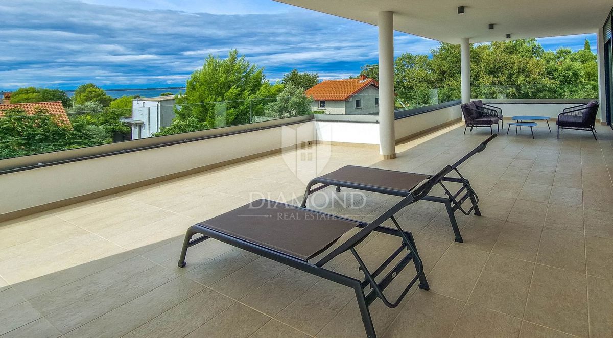 Fažana, okolica, luksuzna vila z razgledom, blizu plaže
