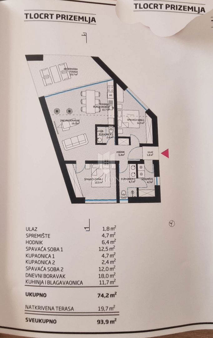 Rovinj, okolica, zemljišče s projektom - PRILOŽNOST!!!