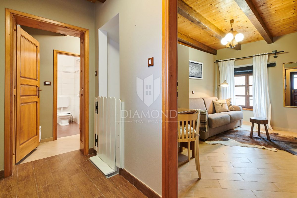 Pazin, okolica, kamnita lepotica z dvema bazenoma