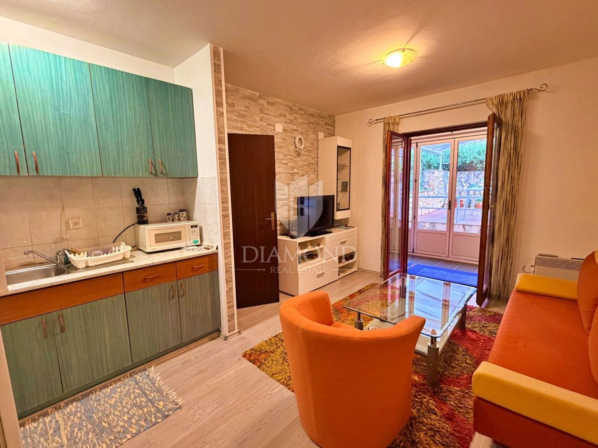 Apartma z veliko teraso, Rabac