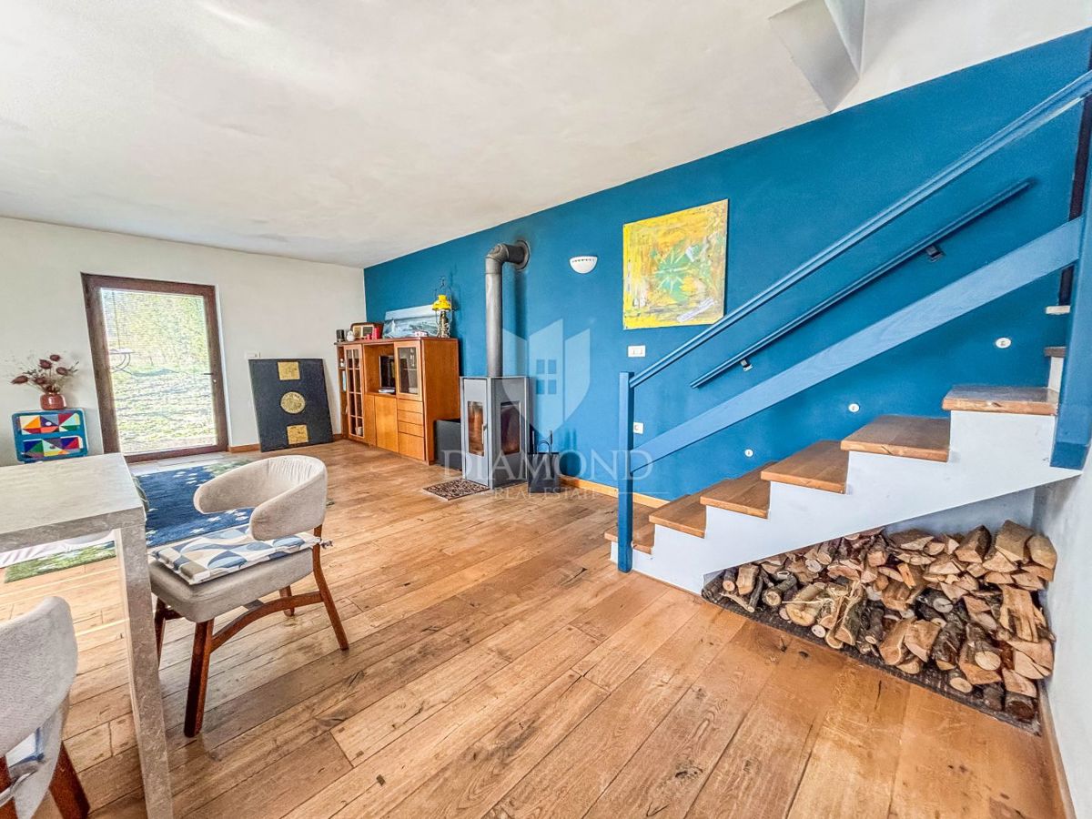 Buje, okolica- simpatična prizemnica na osunčanem zemljišču!