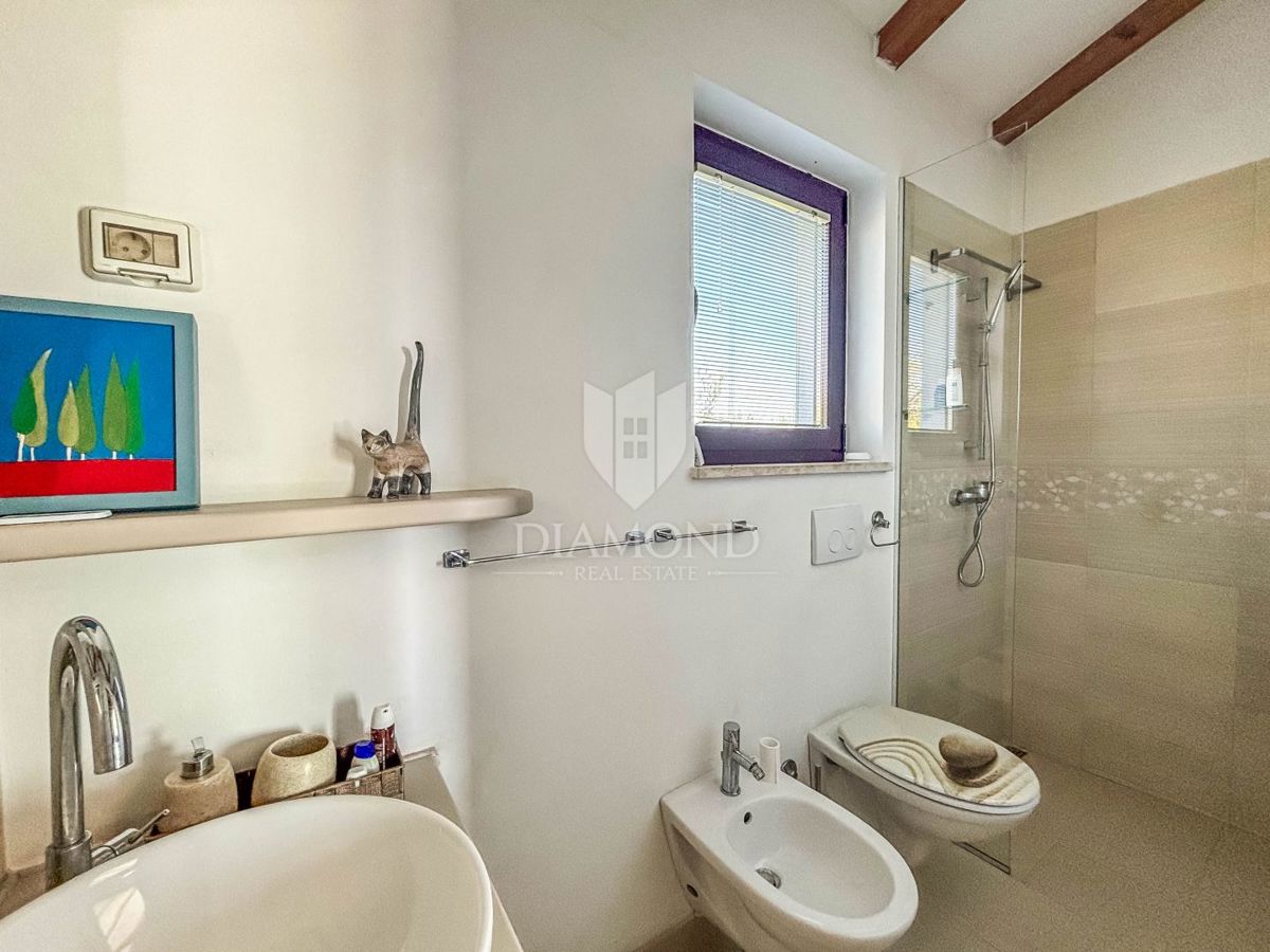 Buje, okolica- simpatična prizemnica na osunčanem zemljišču!