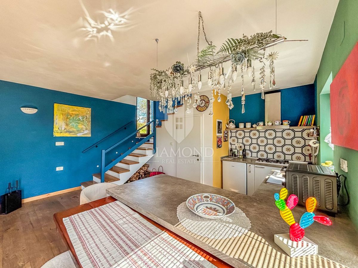 Buje, okolica- simpatična prizemnica na osunčanem zemljišču!