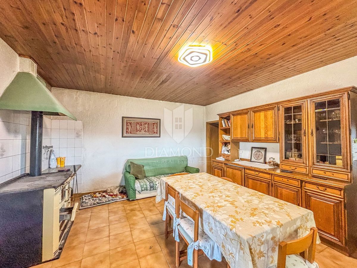 Buje, okolica- simpatična prizemnica na osunčanem zemljišču!