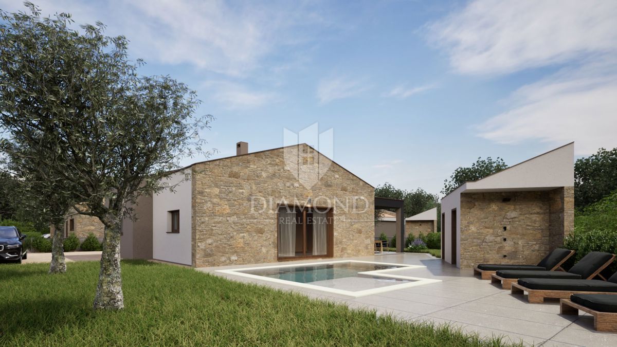 Idealna za pobeg iz mesta – novogradnja na samem v okolici Barbana