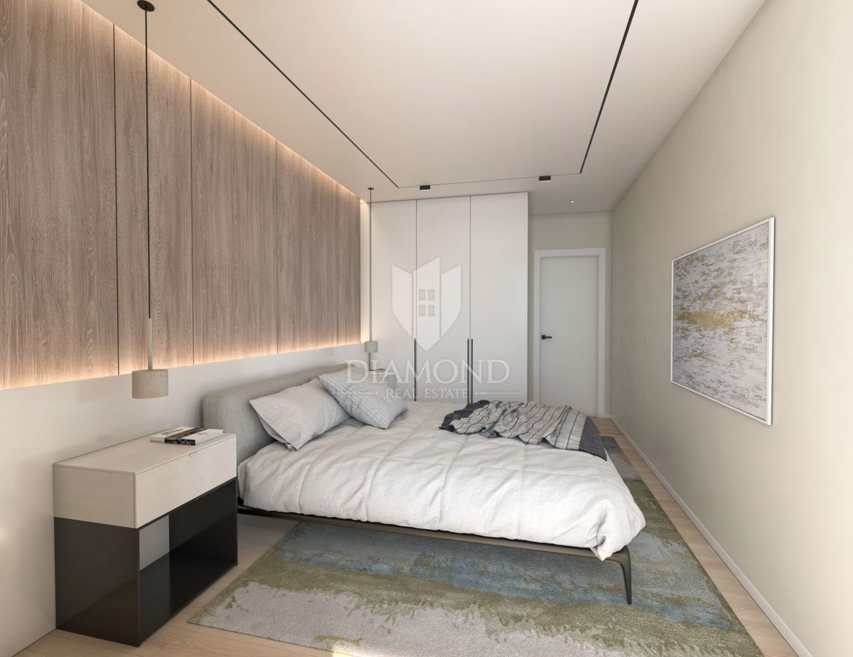 Priložnost! Umag, novogradnja! Apartma v pritličju 400 metrov od morja!