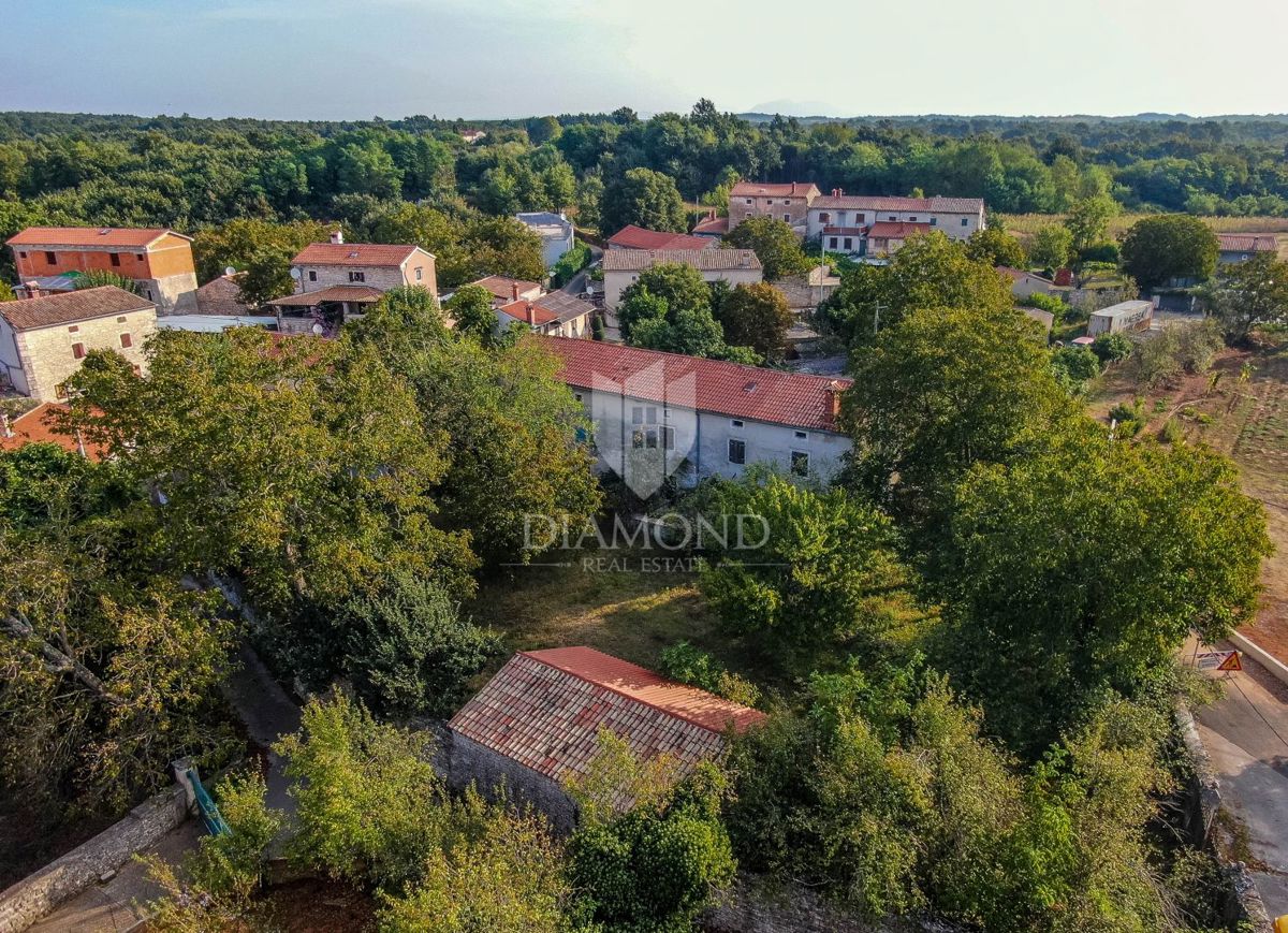 Svetvinčenat, kamnita hiša z velikim vrtom