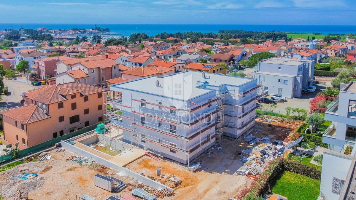 Novigrad, novogradnja, stanovanje z odprtim pogledom na morje!
