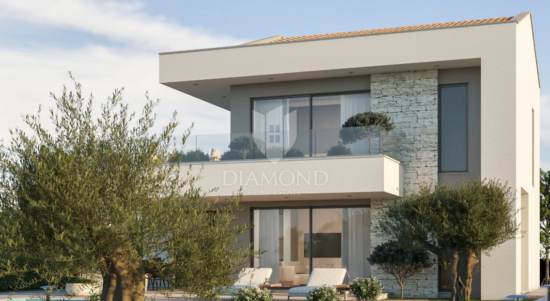 Poreč - okolica - Privlačna novogradnja v fazi roh-bau