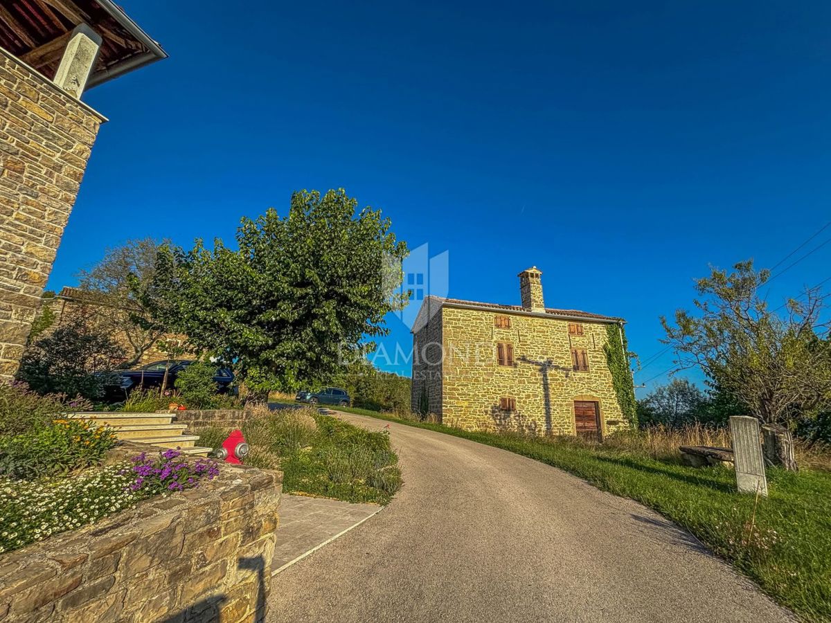 Buje, okolica - samostojna hiša s panoramskim razgledom!
