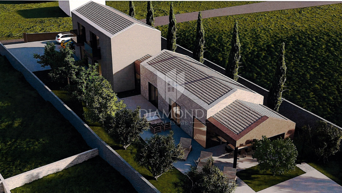 Sveti Lovreč, zemljišče z gradbenim dovoljenjem