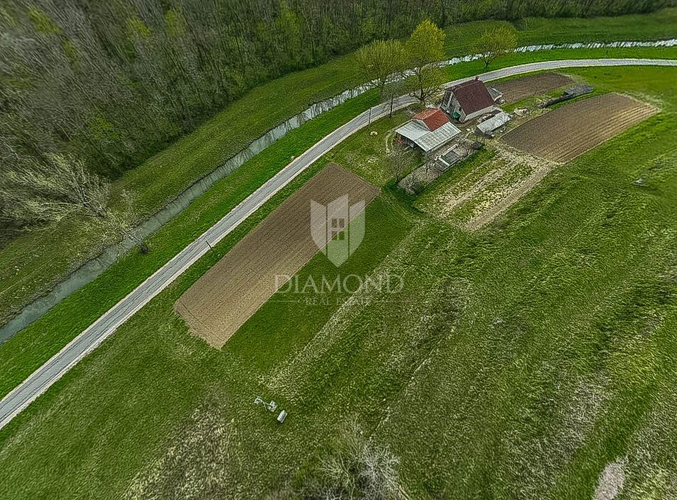 PRILOŽNOST! Motovun, v bližini, čudovito zemljišče 2.277 m2 ob potoku