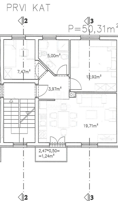 Ugodno! Dvosobno stanovanje v gradnji - Pula