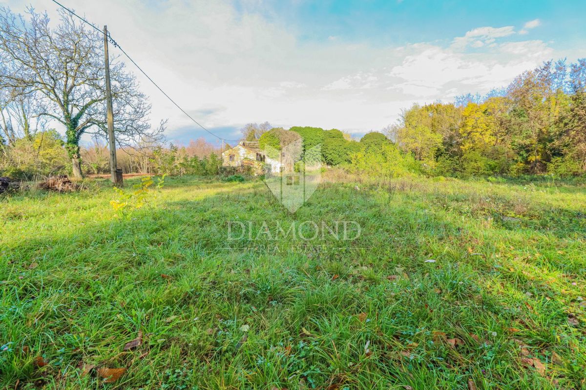 Oprtalj, okolica! Zazidljivo zemljišče na mirni lokaciji!