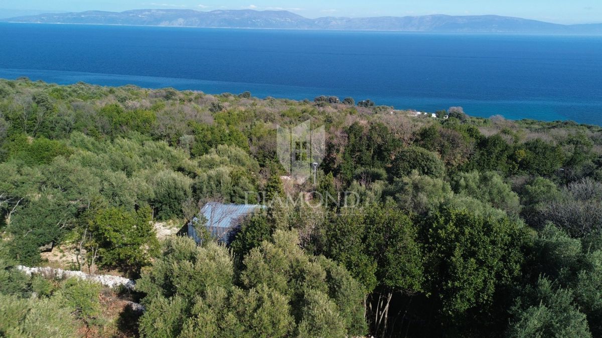 Gradbeno zemljišče 200 m od plaže, Rabac, okolica