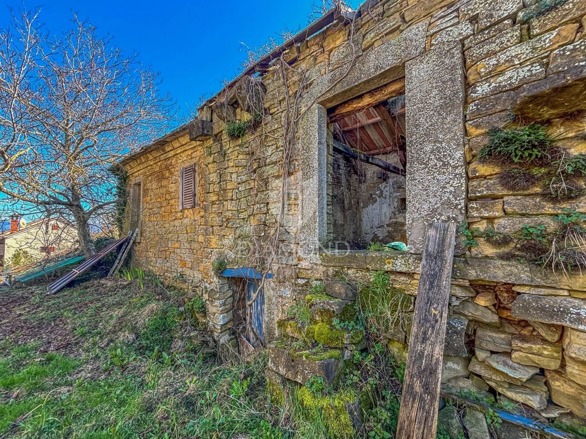 Buje, okolica, vrsna hiža za restavriranje!