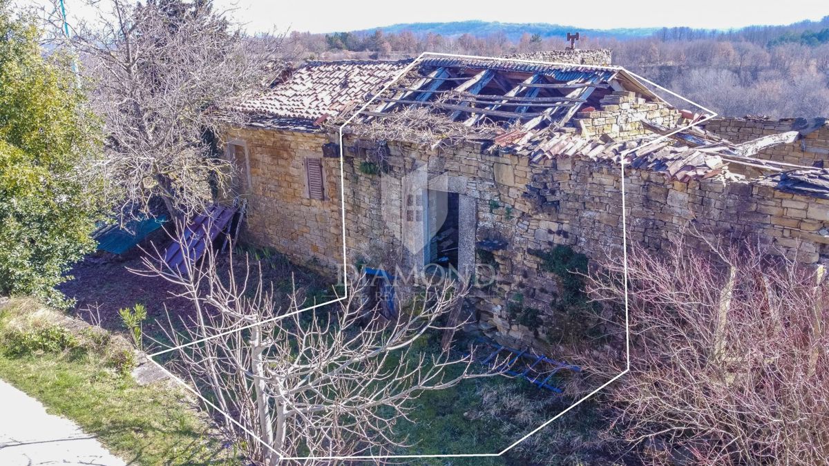 Buje, okolica, vrsna hiža za restavriranje!