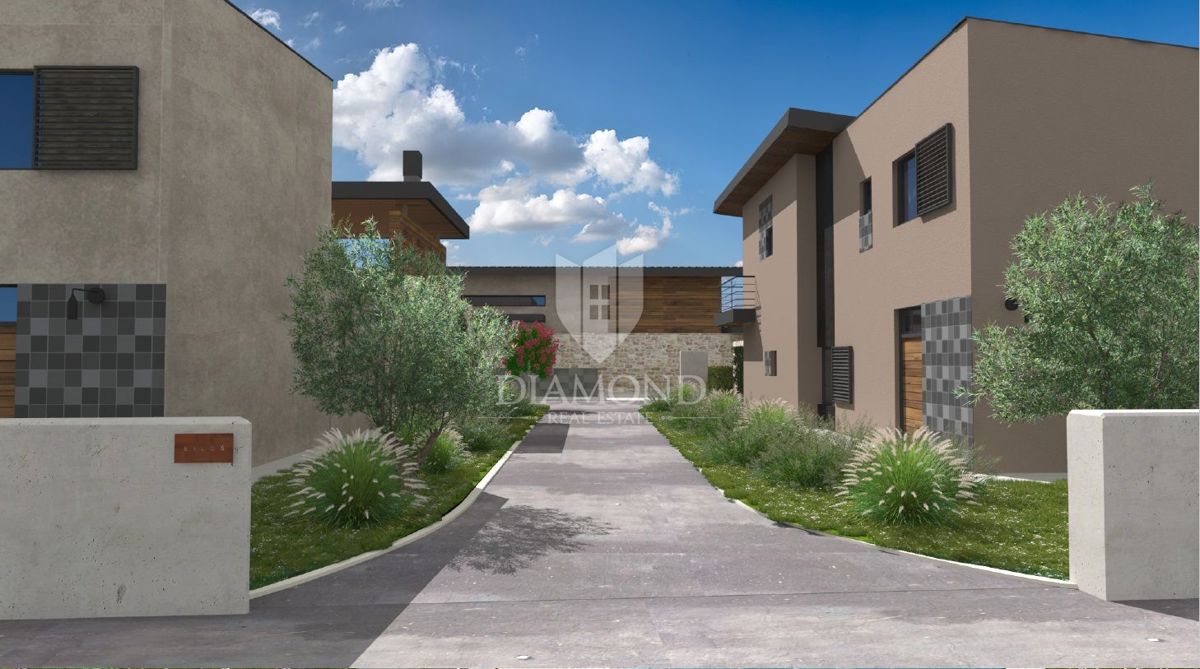 Vodnjan, odlična nova vila s pogledom na morje in Brione