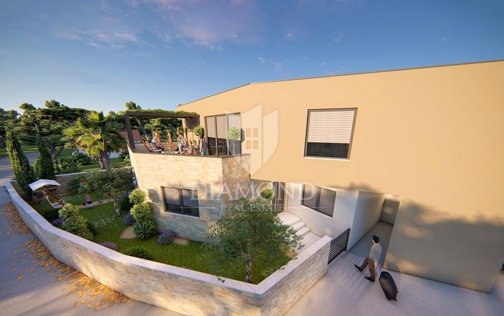 Ližnjan, okolica, moderna hiša z dvema apartmajema