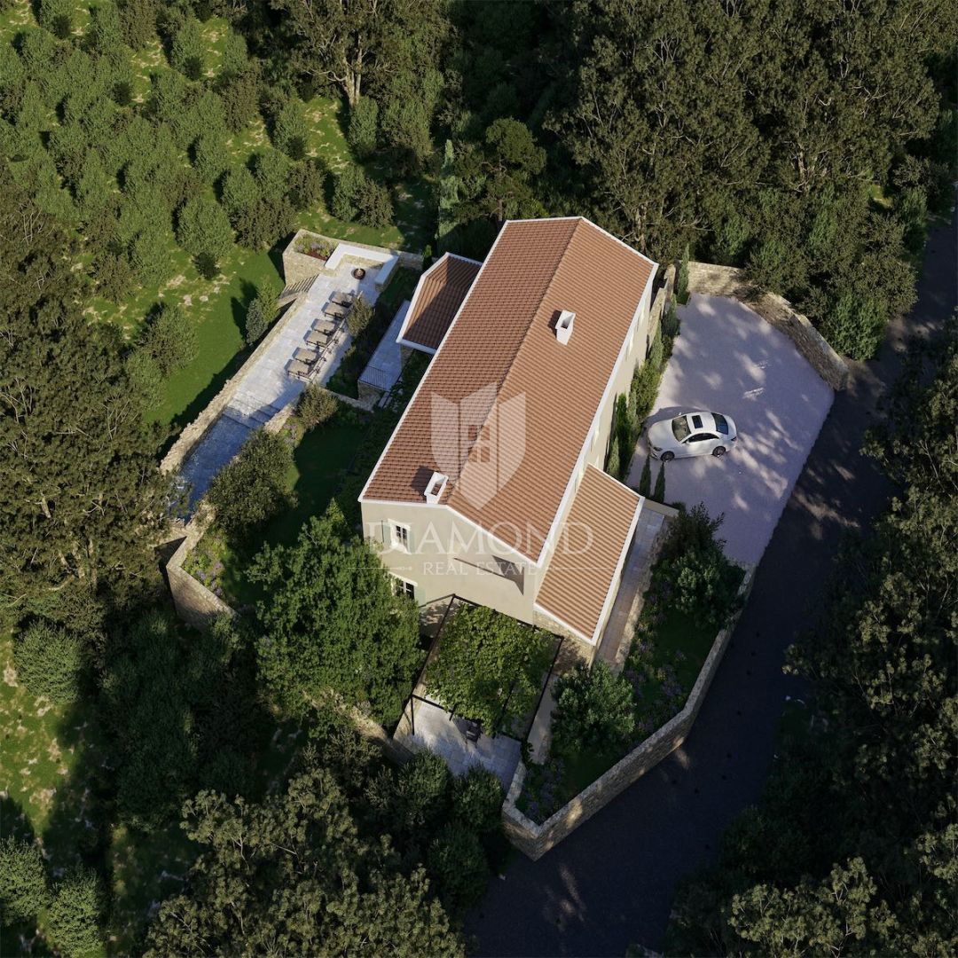 Okolica Brtonigle! Luksuzna vila s poznim pogledom na morje!
