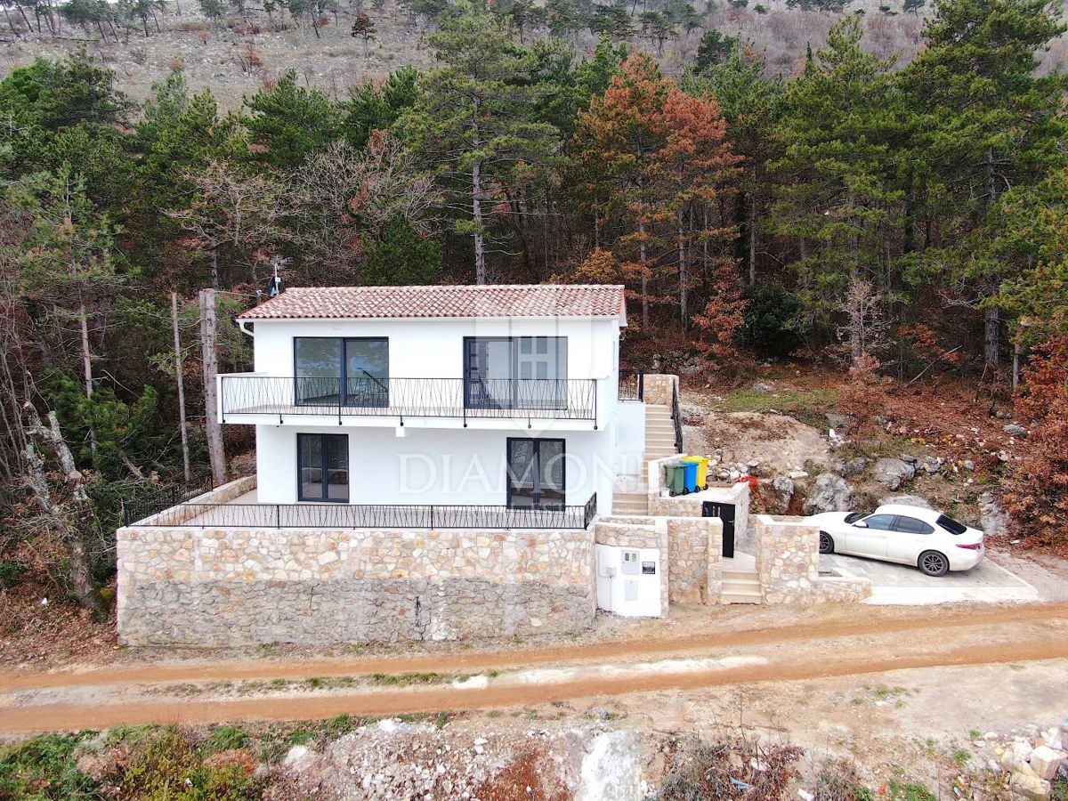 Labin, Rabac, nova hiša s prekrasnim pogledom na morje
