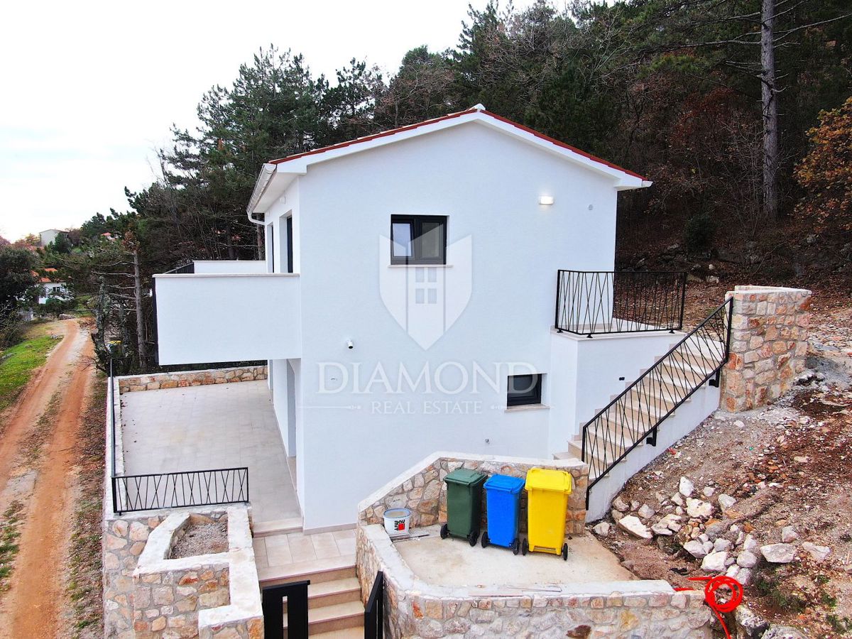 Labin, Rabac, nova hiša s prekrasnim pogledom na morje