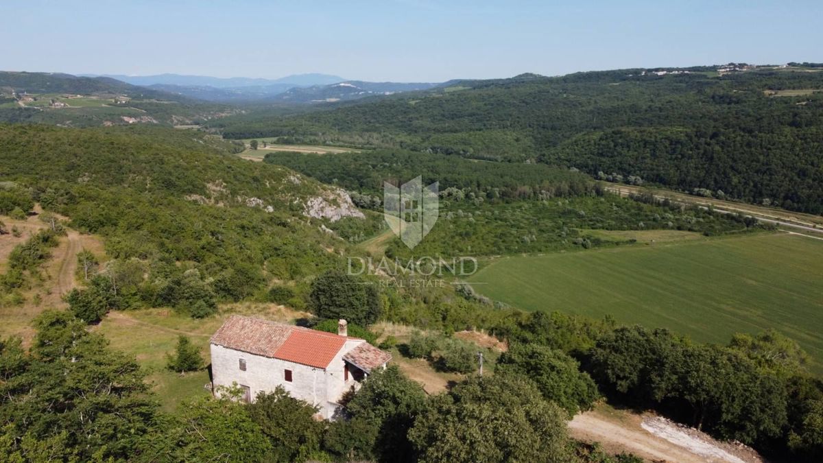 Grožnjan, okolica! Posestvo z velikim zemljiščem!
