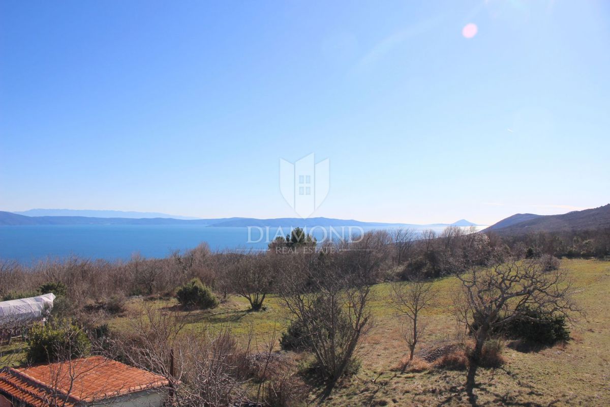 Rabac, okolica, lep dvosobni apartma s pogledom na morje
