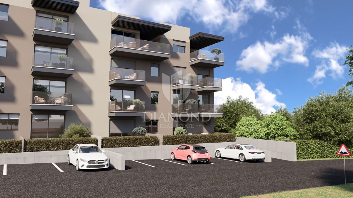 Poreča, okolica, prostoren PENTHOUSE s pogledom na morje!