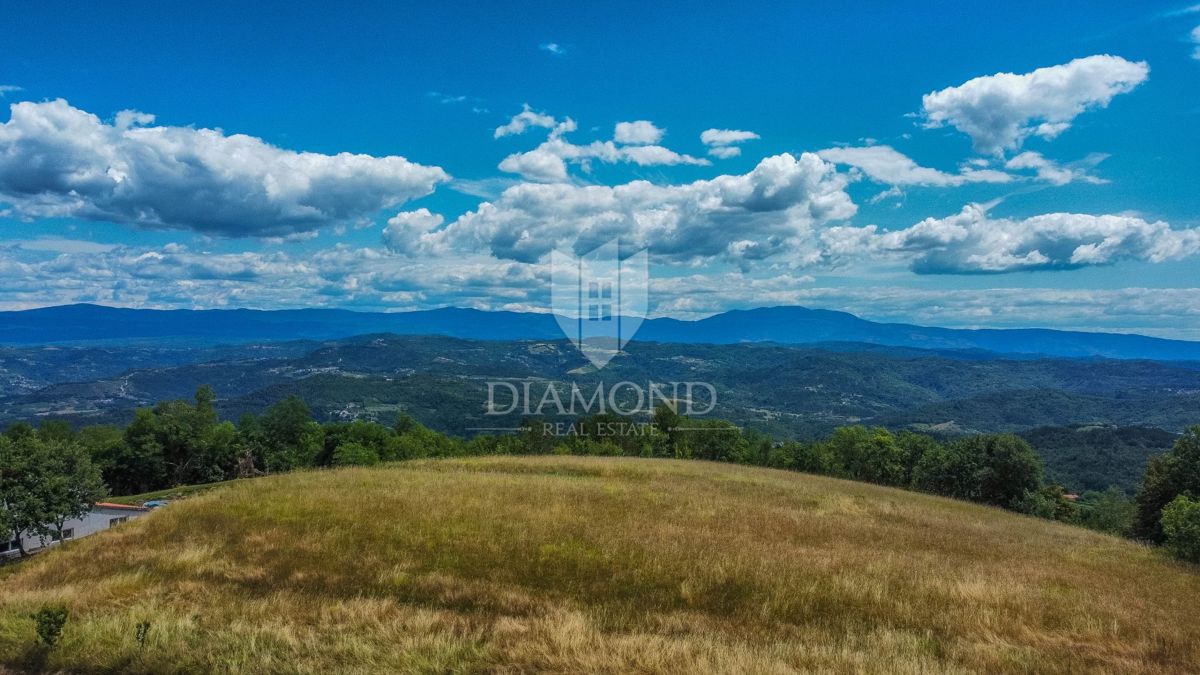 Osrednja Istra, zemljišče 3.874 m² z gradbenim dovoljenjem!