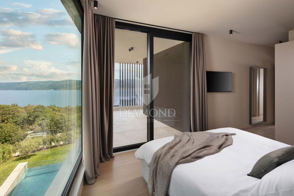 Rabac, Labin, čudovita nova vila s pogledom na morje