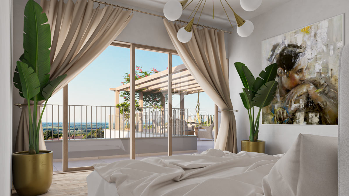 Poreč okolica – atraktivno zemljišče s projektom za moderno vilo