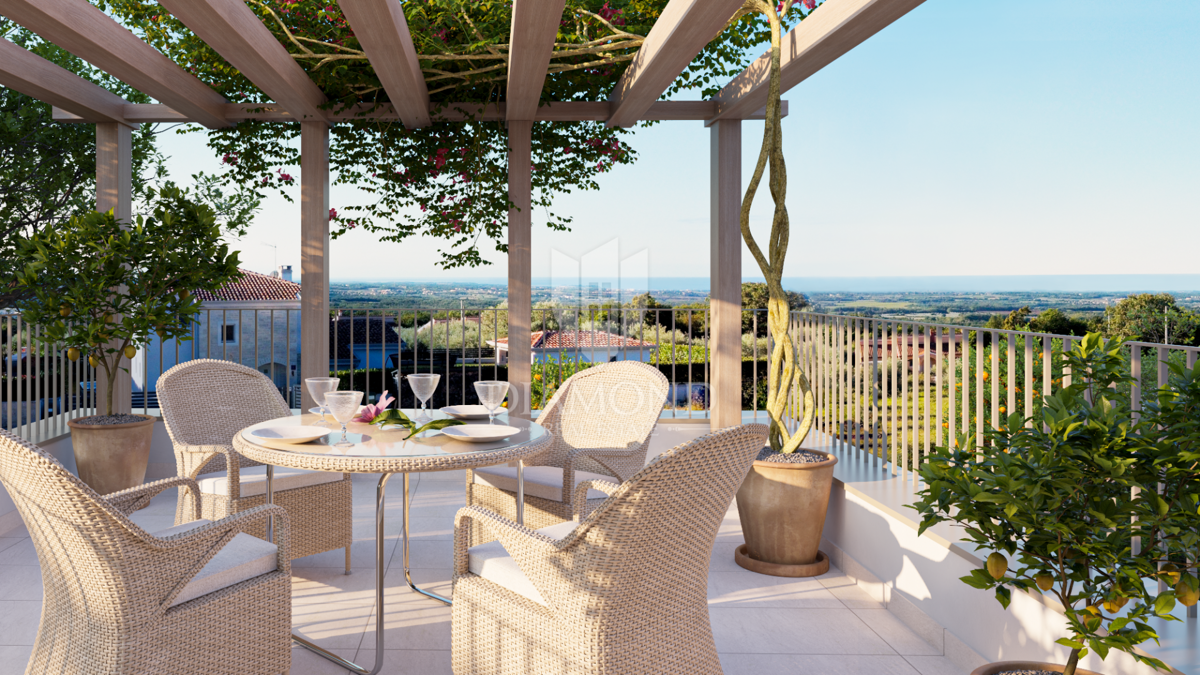 Poreč okolica – atraktivno zemljišče s projektom za moderno vilo