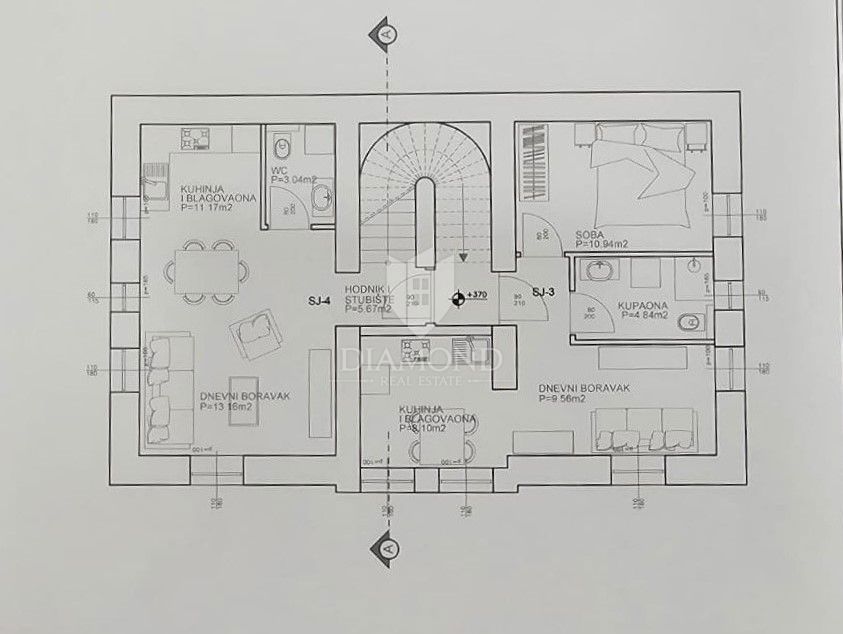 Buje, kamnita hiša s 4 apartmaji za investicijo!