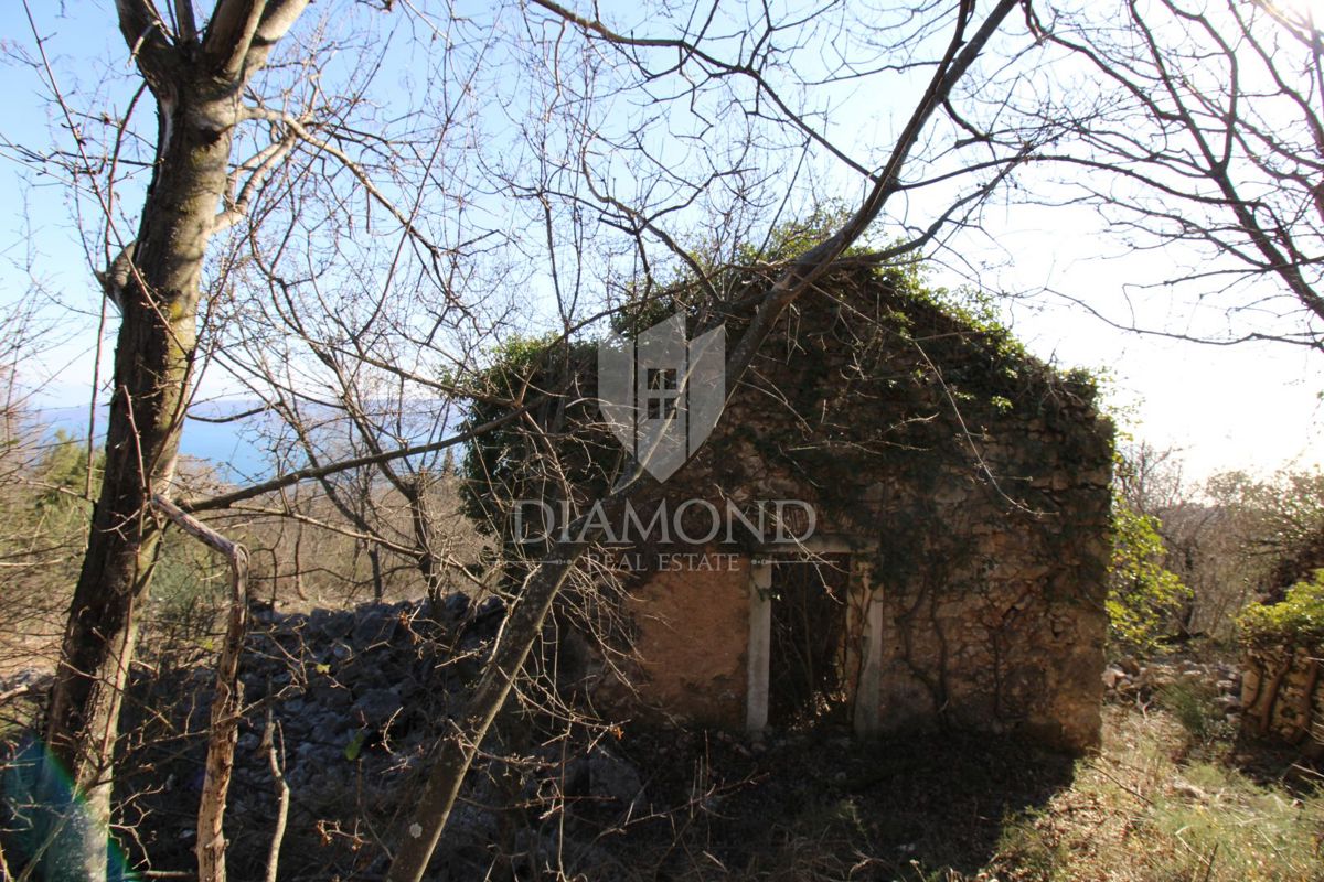 Labin, okolica, starodavna z lepim pogledom na morje