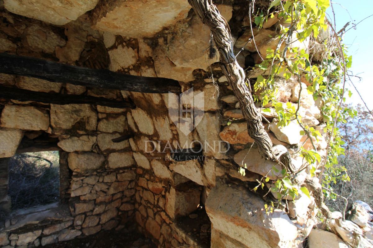 Labin, okolica, starodavna z lepim pogledom na morje