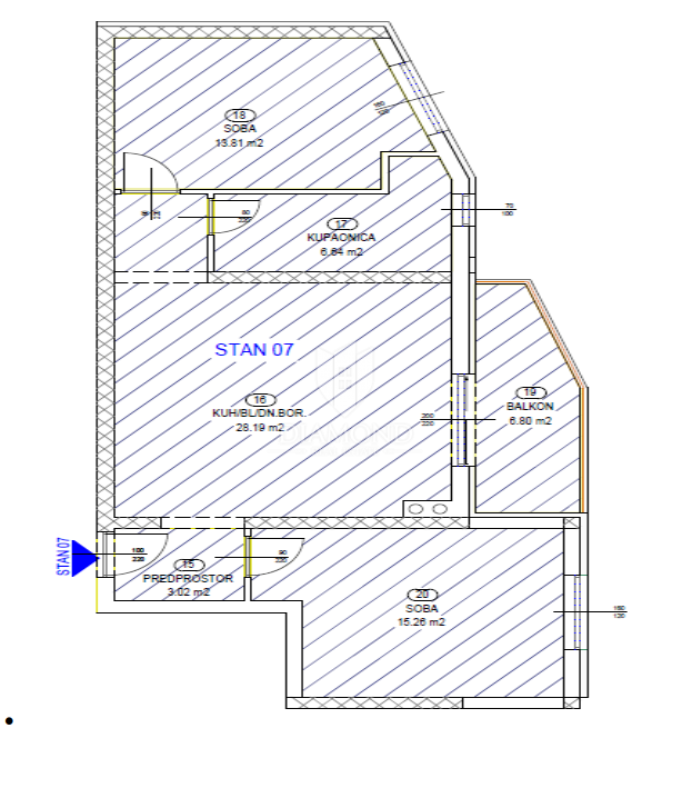 Apartmaj Brestovice, Kastav, 86,27m2