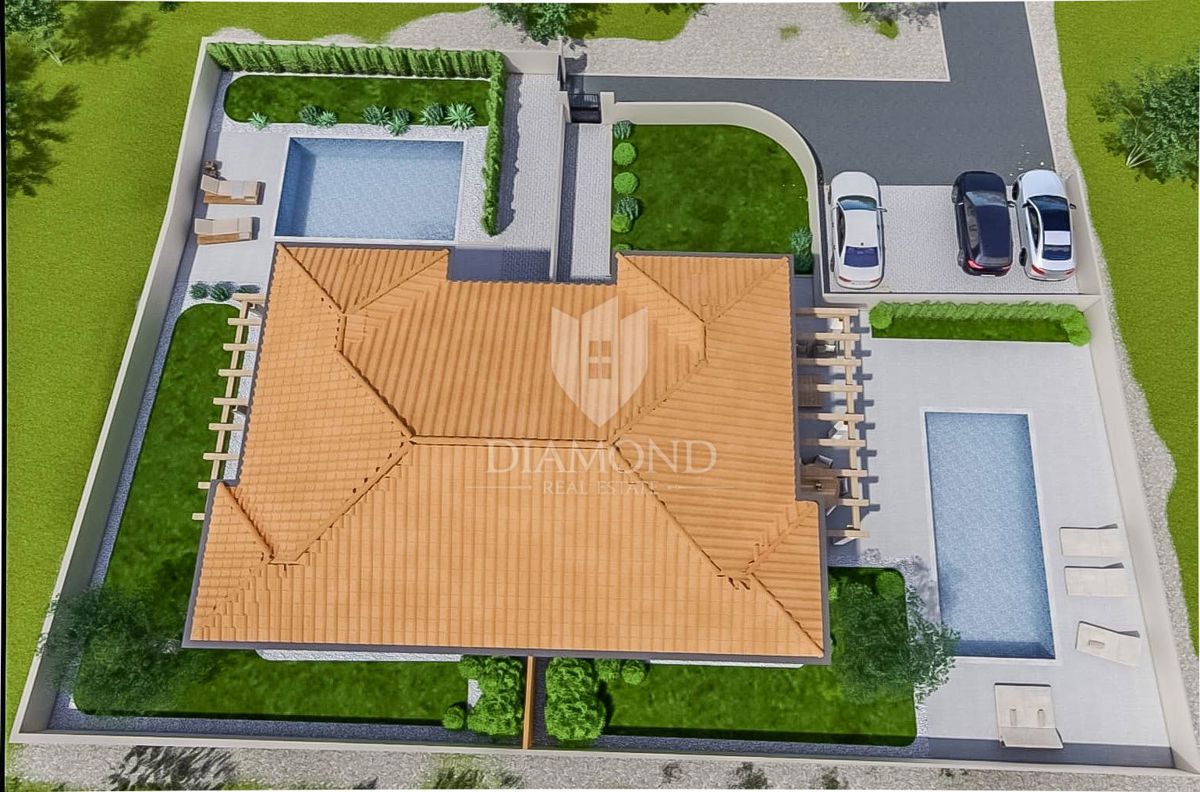 Istra, Poreč, okolica, moderna novogradnja z bazenom!