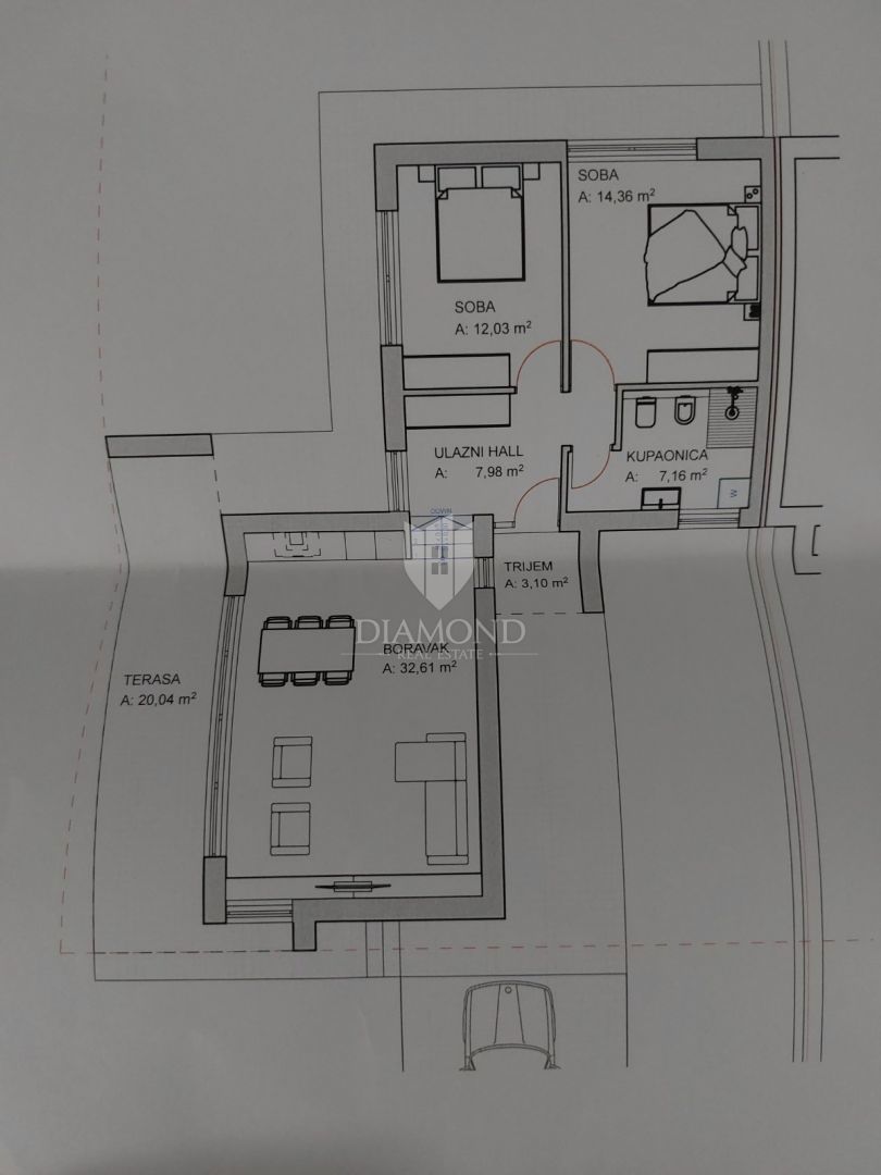 Poreč, okolica, gradbena parcela s projektom